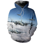 Aircrafts 3D All Over Printed Shirts for Men and Women