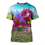 3D All Over Printed Baby Dragon Shirts and Shorts