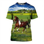 3D All Over Printed Beautiful Horses Shirts and Shorts