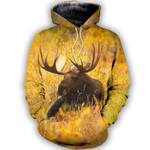 3D All Over Printed Autumn Moose Shirts and Shorts