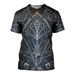 3D All Over Printed Elven Armor Shirts and Shorts