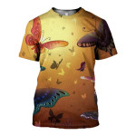 3D All Over Printed Butterflies T-shirt Hoodie ADUL190424