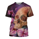 3D All Over Printed Skull T-shirt Hoodie ADUK050502