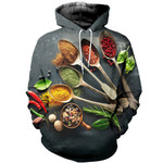 3D All Over Printed Cook T-shirt Hoodie SCTL120401