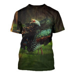 3D All Over Printed Turkey T-shirt Hoodie SNTL110402