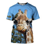 3D All Over Printed Giraffe T-shirt Hoodie SCDL200402