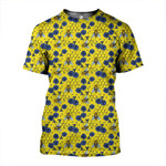 3D All Over Printed Bee And Flower Shirts and Shorts