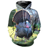 3D All Over Printed Turkey T-shirt Hoodie SCTL090404