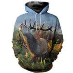3D All Over Printed Deer T-shirt Hoodie SCTL210410