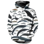 Whales Dolphins 3D All Over Printed Shirts For Men & Women