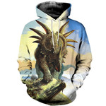 3D All Over Printed Styracosaurus T-shirt Hoodie SATL130410