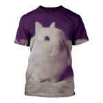 3D All Over Printed Rabbit T-shirt Hoodie ADGL110405