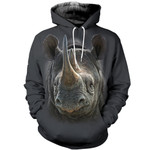 3D All Over Printed Rhino T-shirt Hoodie CTL160307