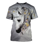 3D All Over Printed Horse T-shirt Hoodie SCTL030508