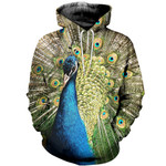 3D All Over Printed Peacock T-shirt Hoodie SCTL200405