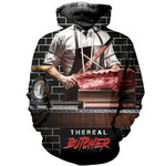 3D All Over Printed Butcher T-shirt Hoodie SATK020508