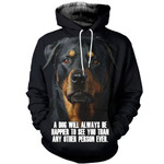 3D All Over Printed Rottweiler T-shirt Hoodie SCTK050401