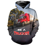 3D All Over Printed Trucker T-shirt Hoodie ADAL190411