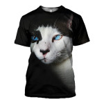3D All Over Printed Cat T-shirt Hoodie SCTM200409