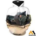 Churchill Tank 3D All Over Printed Shirts For Men & Women