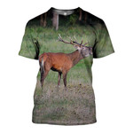 3D All Over Printed Deer Art Shirts and Shorts LTK051002