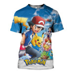 3D All Over Printed Pokemon X Y Shirts And Shorts