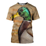 3D All Over Printed Duck T-shirt Hoodie SCTL110405