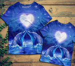 3D All Over Printed Dolphin T-shirt Hoodie ATGL070501