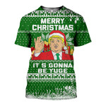 3D All Over Printed Merry Christmas Ugly Shirts and Shorts