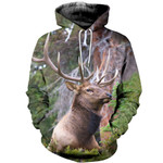 3D All Over Printed Deer T-shirt Hoodie SCTL070409