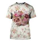 3D All Over Printed Hedgehogs T-shirt Hoodie ADAK260402