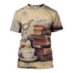 3D All Over Printed Book T-shirt Hoodie ADAL120417