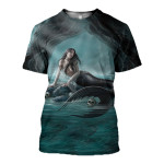 3D All Over Printed Mermaid T-shirt Hoodie ATDK200406
