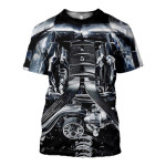 3D All Over Printed Car Engine T-shirt Hoodie