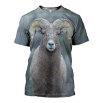 3D All Over Printed Goat T-shirt Hoodie SMUK120404