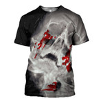 3D All Over Printed Ghost T-shirt Hoodie SCTL090401