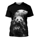 3D All Over Printed Bears T-shirt Hoodie SNAL160411
