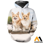3D All Over Printed Love Corgi Dog Shirts and Shorts