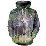 3D All Over Printed Deer T-shirt Hoodie CTL290302