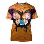 3D All Over Printed Skull T-shirt Hoodie ADAL190422