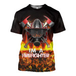 3D All Over Printed Firefighter T-shirt Hoodie ADAL200405