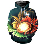 3D All Over Printed Flower T-shirt Hoodie SATL110406
