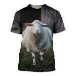 3D All Over Printed Sheep T-shirt Hoodie SCUL200413