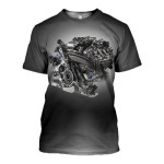 3D All Over Printed Engine T-shirt Hoodie SAAK170413