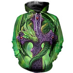 3D All Over Printed Dragon T-shirt Hoodie SATL020511