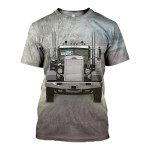 3D All Over Printed Peterbilt T-shirt Hoodie AHD020401