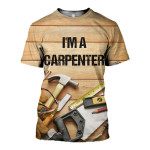 3D All Over Printed Carpenter T-shirt Hoodie SAUL190410