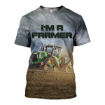 3D All Over Printed Farmer T-shirt Hoodie SCUK050518