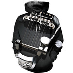 3D All Over Printed Guitars T-shirt Hoodie SCTL100408