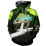 3D All Over Printed Gecko T-shirt Hoodie SCTL110499